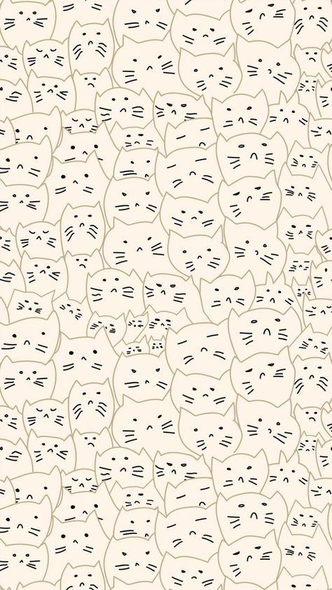 Cat Pattern Wallpaper, Iphone Wallpaper Texture, Tea Wallpaper, Iphone Wallpaper Photography, Cat Phone Wallpaper, Iphone Wallpaper Music, Grid Wallpaper, Wallpaper Wa, Cute Mobile Wallpapers