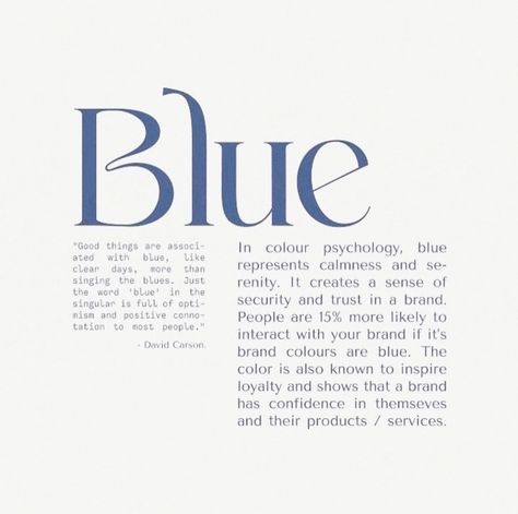 Logo Design Inspiration Vintage, Colour Psychology, Baby Blue Wallpaper, Blue Quotes, Custom Ipad, Blue Aesthetic Pastel, Blue Pictures, Color Meanings, Blue Poster