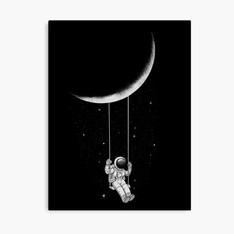 Art Mini Toile, Moon Moon, Framed Oil Painting, Luxury Art, Mini Canvas Art, Interstellar, Diy Canvas Art, Diy Canvas, Black Canvas