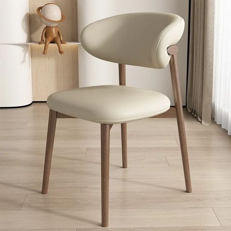 39.91US $ 50% OFF|Nordic Modern Minimalist Solid Wood Dining Chairs Home Chairs Book Tables And Chairs, Light Luxury Designer Backrest Chairs Home| |   - AliExpress Japandi Chairs, Japandi Dining Chairs, Japandi Chair, Simple Dining Chair, Japandi Dining, Simple Chair, Simple Dining Chairs, Minimalist Chair, Cheap Chairs