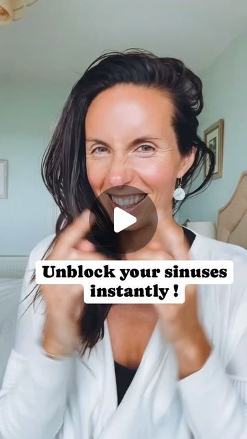 Lydia Sasse on Instagram: "BREATHE DEEP AGAIN 🤧🤧🤧

Sinus issues abound at this time of year and soo many of my clients are suffering so I thought I’d share this quick hack that helps clear your sinuses instantly . 

So so helpful especially before bed time! 

If your struggling with sinus issues and congestion check out my facial yoga reels lower down my feed and try them out daily I promise it will create some ease.

TAG SOMEONE WHO NEEDS THIS! 

#decongestant #decongestivetherapy #sinus #sinusinfection #sinusrelief #sinusitis #coldandflu #seasonalallergies #hayfever #faceyoga #faceyogalifestyle #faceyogawithlydia #yogawithlydia #wellnessthatworks" Clear Sinus Congestion Fast, How To Drain Sinuses, Decongestant Remedies, Sinus Pressure Relief Fast, Natural Remedies For Sinus Infection, Clear Sinus Congestion, Sinus Infection Relief, Drain Sinuses, Sinus Pressure Relief