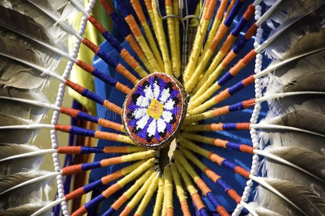 Feather Bustle. Close up of a beedwork feather bustle used in Pow Wow , #AD, #Close, #beedwork, #Feather, #Bustle, #Pow #ad American Bustle, Feather Bustle, Wow Image, American Festivals, Native American Dress, Native American Men, Magic Island, Yellow Feathers, Eagle Feathers