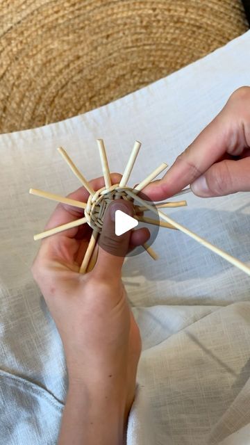 How To Weave Baskets, Willow Sticks, Willow Basket, Basket Weaver, Willow Weaving, Basket Making, Round Basket, Hand Woven Baskets, Weekend Projects