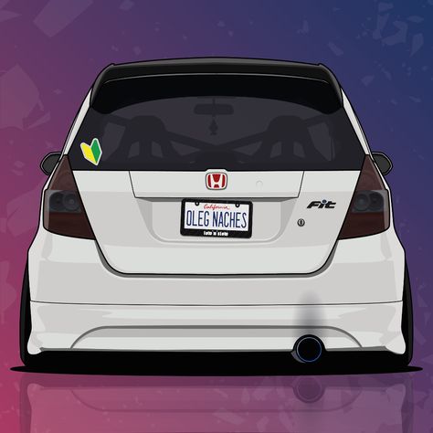 Honda Fit Custom, Honda Jazz Modified, Honda Fit Modified, Honda Fit Jazz, Jdm Wallpaper, Best Jdm Cars, Honda Jazz, Japan Cars, Honda Fit