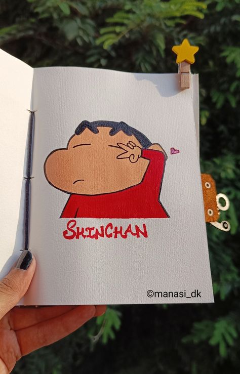 Acrylic painting of Shin Chan. Follow for such more colorful pins 📌. #shinchan #drawing #latest #acrylicpaint #kids #easy #painting #latest #printrest #art #artinspiration #design #kids #sketches #designideas #artwork #artist #artdrawing #pencilart #justdraw #drawoftheday #followformore Shin Chan Drawings, Anime Canvas Art Paint Easy, Sinchan Drawing Sketches, Shinchan Bookmarks, Shinchan Drawing Sketch, Shinchan Doodle Art, Drawing Of Shinchan, Shinchan Drawing Easy, Cute Shinchan Drawing