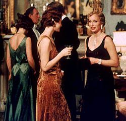 The infamous green dress from "Gosford Park" that I automatically associate with the 1920s-1930s ("such a trying color"). Best British Movies, Gosford Park, Jeremy Northam, Magic In The Moonlight, The Hunting Party, Kelly Macdonald, Robert Altman, Emily Watson, Jean Renoir