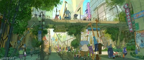 Zootopia Concept Art, Pixar Concept Art, Cory Loftis, Android Jones, Blur Studios, Anna Cattish, Zootopia Art, Animation Characters, Concept Art World