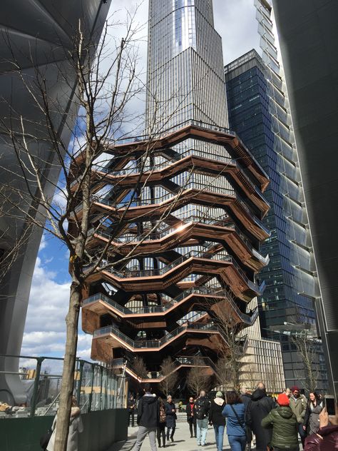 The Vessel, Hudson Yards, NYC Vessel Nyc, Hudson Yards Nyc, The Vessel, Hudson Yards, World Pictures, Frank Lloyd Wright, York City, New York City, Places To Visit