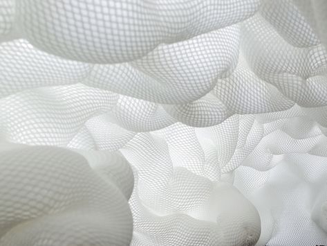 Fabric Architecture, 3d Knitting, Computational Design, Fabric Installation, Architectural Materials, Space Fabric, Parametric Design, Design Research, Art Installation