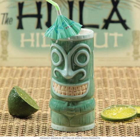 Tiki Ideas, Tiki Signs, Tiki Drink, Tiki Hawaii, Tiki Cocktail, Tiki Mugs, Tiki Decor, Tiki Totem, Tiki Bar Decor