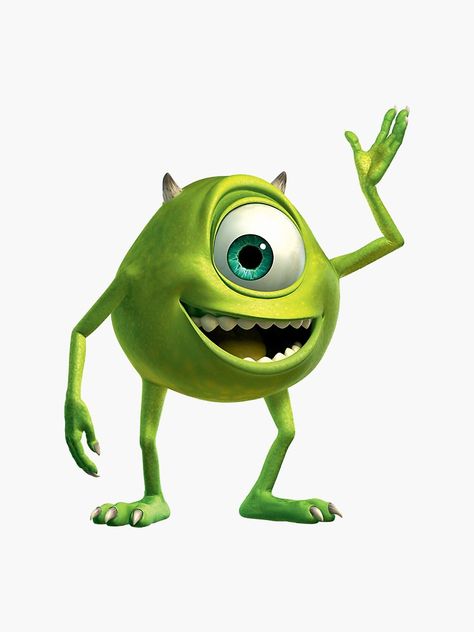 Mike Wazowski Drawing, Disney Boo, Buu Monster Inc, Monsters Inc Mike, Monster Co, Sully Monsters Inc, Mike From Monsters Inc, Monster Inc Birthday, Poo Poo