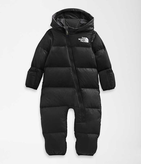 Baby 1996 Retro Nuptse One-Piece | The North Face Canada The North Face 1996 Retro Nuptse, The North Face 1996, North Face 1996, Snowboarding Style, North Face Kids, Cycling Fashion, Running Fashion, Leg Cuffs, Boys Coat