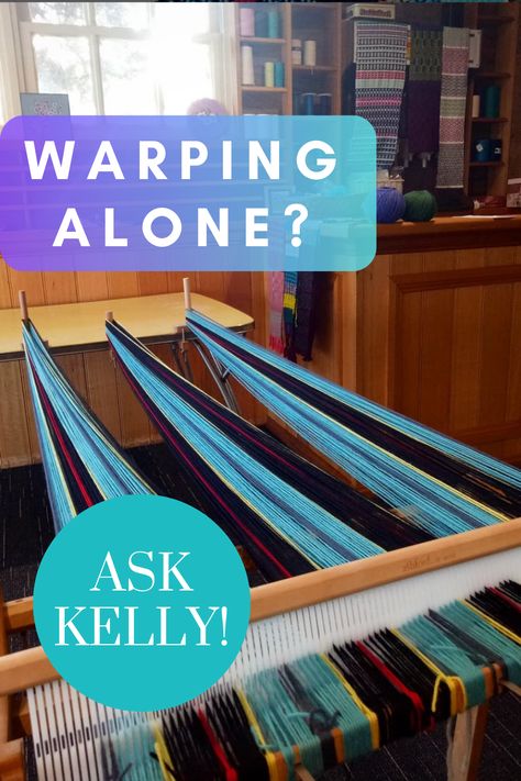 With the right tips and tricks, you can direct warp your rigid heddle loom by yourself! Rigid Heddle Loom, Heddle Loom, Tips And Tricks, Just Love, Loom, Love It, Weaving, I Love, Canning