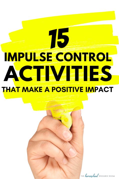 Impulse Control Activities For Kids, Homeschool Motivation, Activities For Kids At Home, Impulsive Ideas, Executive Dysfunction, Secular Homeschool, Behavior Interventions, Impulsive Behavior, Impulse Control