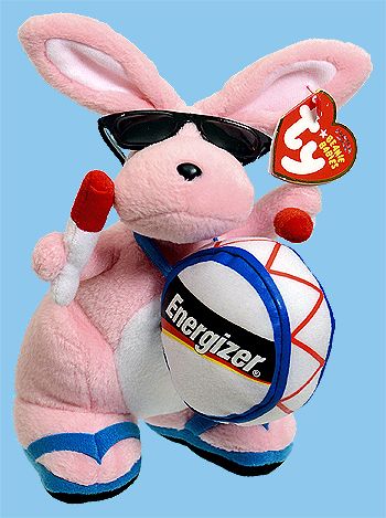 Energizer Bunny "E.B." - rabbit - Ty Beanie Babies Rabbit Reference, Energizer Bunny, Ty Babies, Ty Plush, Beanie Baby Bears, Floral Park, Stuff Animals, Baby Bears, Baby Wishlist