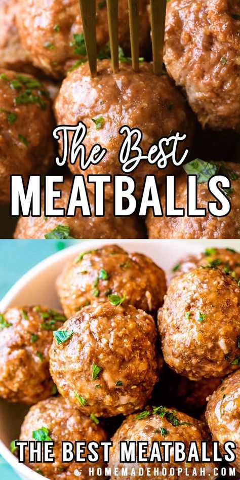 Whether you're prepping for dinner or planning a party, this all-purpose recipe for the best meatballs can fit any occasion. Easy to adjust to your tastes and serving size! The Best Meatballs, Easy Chicken Dinner, Best Meatballs, Meatball Recipes Easy, Dinner Recipes Easy, Homemade Meatballs, Easy Chicken Dinner Recipes, Meatballs Recipe, Beef Dinner