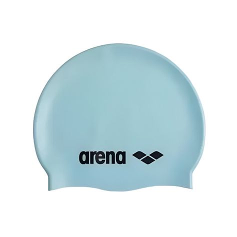 arena Classic Silicone Swim Cap Classic shape and design. Ideal for daily training Soft silicone for extra comfort Featuring arena lettering and logo Classic fit Care Instructions: In order to ensure that your Arena product provides you with the best possible performance for a long time to come, we recommend you take the following precautions: rinse immediately after use, in non-chlorinated water; do not leave the wet product in a bag or other container for a long time; do not expose the wet ite Arena Swimming Bags, Arena Swimming, Swimming Equipment, Swim Cap, Swimming Bag, Swim Caps, Sports Cycle, Swim Accessories, Pastel Blue