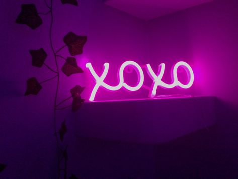 Xoxo Led Sign, Cute Signs, Led Signs, Neon Signs, Neon, Led, Signs