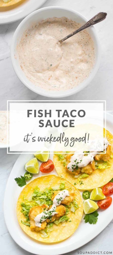 Baja Taco Sauce, Fish And Noodles Recipes, Aoli Sauce For Seafood, Best Fish Taco Sauce, Fish Taco Bowl, Fish Burrito, Taco Sauce Recipes, Fish Taco Sauce, Good Fish