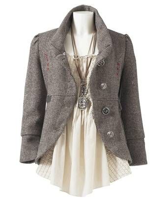 School Run Style With Joe Browns Website - Claire Justine School Run Style, Textured Jacket, Brown Tweed, Joe Browns, Womens Clothes, Clothes And Accessories, New Wardrobe, Clothing Company, Parisian Style