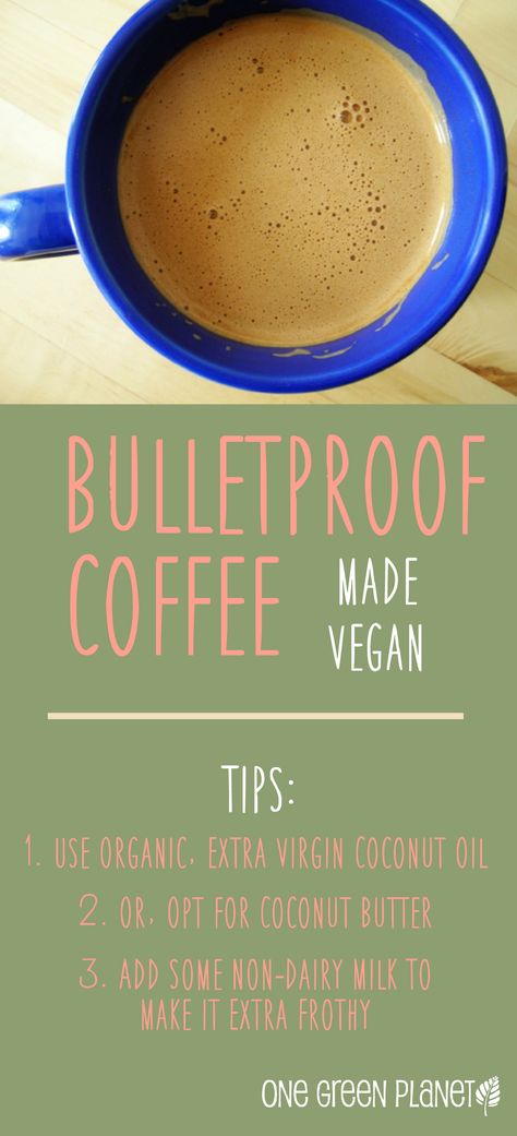 Vegan Bulletproof Coffee Whole30 Coffee, Vegan Bulletproof Coffee, Bullet Proof Coffee, Bulletproof Recipes, Bulletproof Coffee Recipe, Coffee Coconut, Nutrition Certification, Keto Pumpkin, Butter Coffee