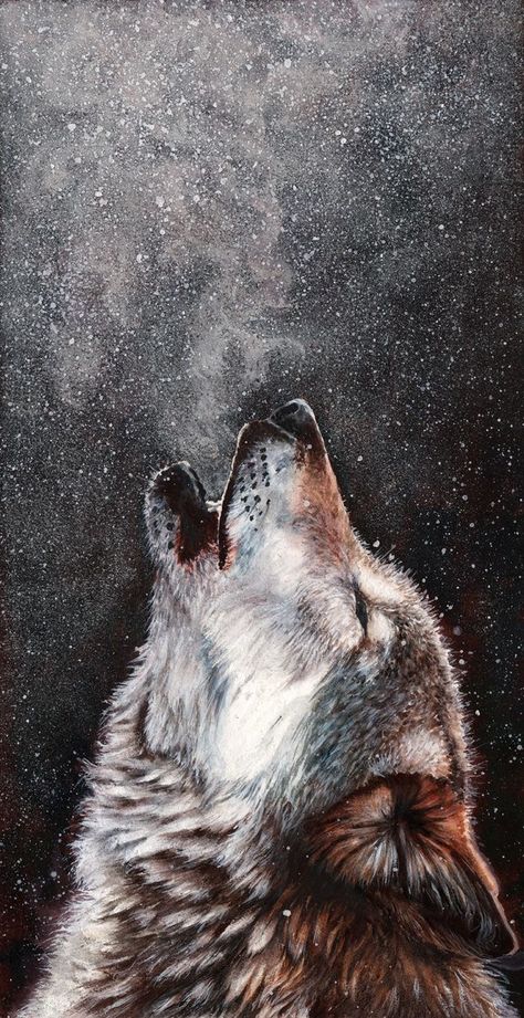 Howling with the pack Caine Husky, Lup Singuratic, Wolf Painting, Wolf Wallpaper, Wolf Pictures, Beautiful Wolves, Wolf Spirit, Wolf Tattoos, Puzzle Art