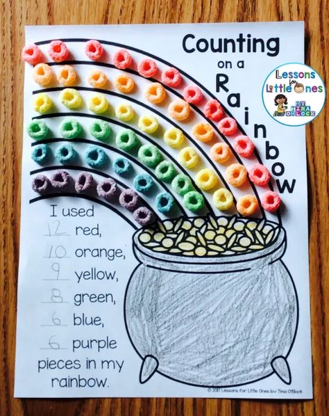 Math Counting Activities, Rainbow Experiment, Writing Craftivity, Rainbow Activities, March Crafts, St Patricks Crafts, March Activities, St Patricks Day Crafts For Kids, St Patrick Day Activities