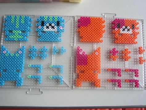 Perler Beads 3d, Perler Beads Art, Hama Beads 3d, Cat Laptop, 3d Perler Bead, Beads Art, Hama Beads Design, Fusion Beads, Diy Perler Bead Crafts