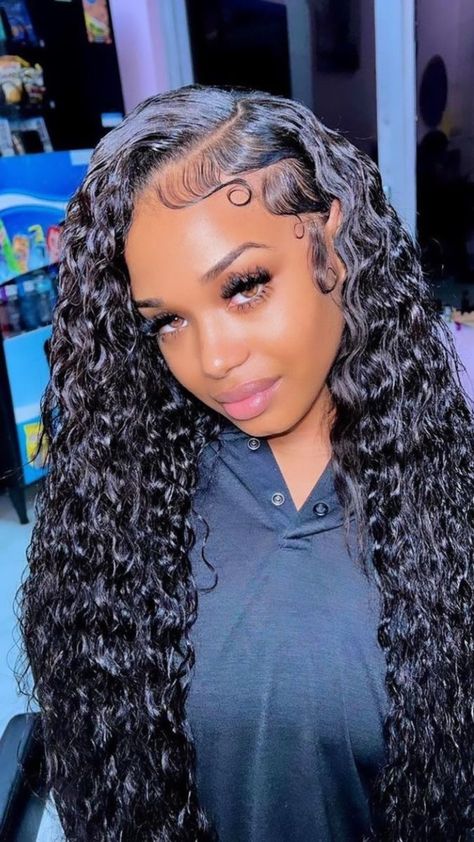 Loose Deep Wave Wig, 5x5 Lace Closure Wig, Deep Wave Wig, Straightening Natural Hair, Deep Wave Human Hair, Loose Deep Wave, Brazilian Deep Wave, Frontal Wig Hairstyles, Sew In Hairstyles