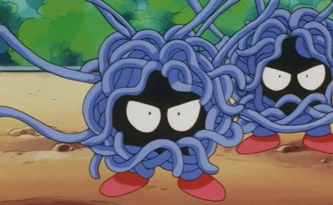 Pokemon. Tangela! Tangela Pokemon, Pokemon Gif, Pokémon Stuff, Pokemon Anime, Cool Pokemon, Catch Em All, Pokemon Art, Pokemon Go, Golden Age