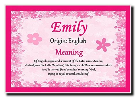 Emily Personalised Name Meaning Jumbo Magnet Fingerprint Designs Drink Coaster Design, French Names, Name Meaning, Names With Meaning, Text You, Kitchen Tools And Gadgets, Drink Coasters, Fridge Magnets, First Names