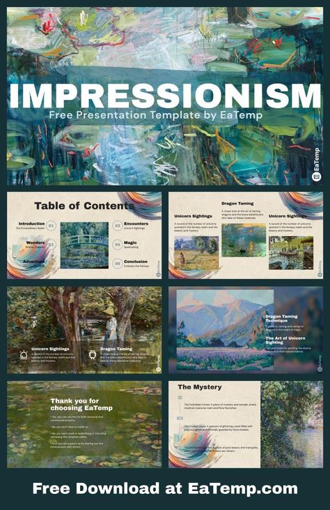 Cool Presentation Design, Powerpoint Layout Ideas, Google Slides Aesthetic, Presentation Design Ideas, Power Point Design, Canva Presentation, Art Presentation, Canva Instagram Templates, Powerpoint Ideas