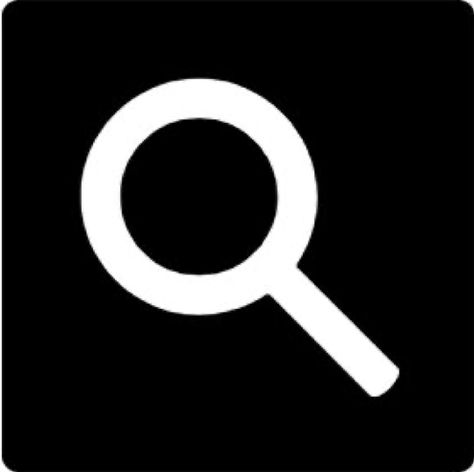 Magnifying Glass Icon, Black Icon, Nyc Aesthetic, Magnifying Glass, Cartoon Wallpaper, App Icon, Black And White, Glass, White