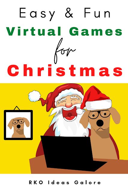 Fun Virtual Christmas Party Games Virtual Holiday Games For Work, Virtual Christmas Games, Office Holiday Party Games, Work Party Games, Christmas Party Games For Groups, Christmas Games To Play, Virtual Team Building, Online Party Games, Office Party Games