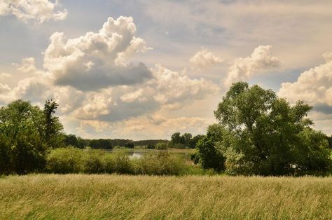 Pastel Landscape Photography, Panorama Photography Landscapes, Grassy Landscape, Plains Landscape, Large Landscape Painting, Panorama Photography, Simple Landscape, Landscape Clouds, Horizontal Landscape