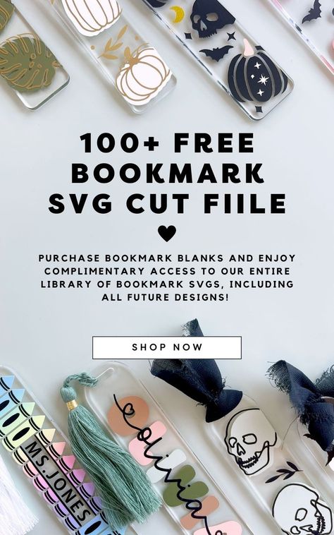 Cricut Gifts For Book Lovers, Cricut Bookmark Ideas Svg, Bookmarks Cricut Free, How To Make Acrylic Bookmarks With Cricut, Cricut Projects For Book Lovers, Making Bookmarks With Cricut, Cricut Vinyl Bookmarks, Free Svg Bookmark, Cricut Project Gift Ideas