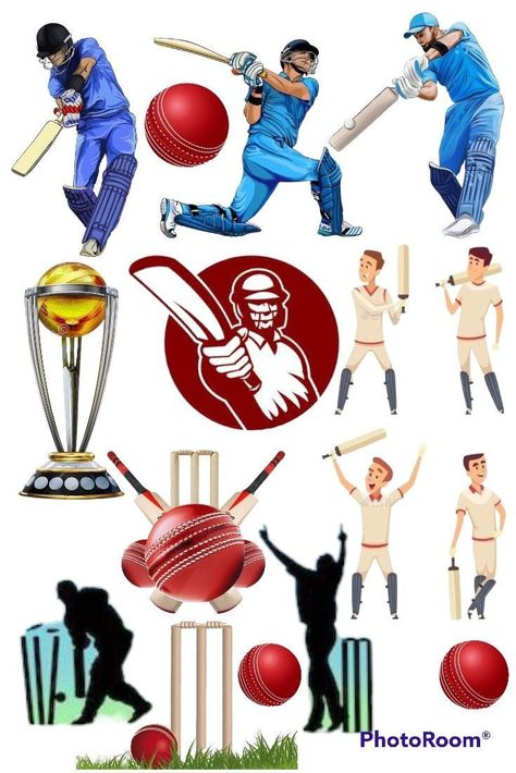 Cricket Toppers For Cake, Cricket Cake Topper, Cricket Theme Cake Topper Printable, Cricket Theme Cake Birthdays, Cricket Cakes For Boys, Cricket Clipart, Magician Cake, Cricket Birthday Cake, Cricket Stickers