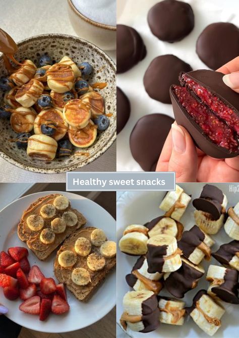 Healthy snacks for the sweet toothed girls. #sweet #healthy #snack Afterschool Snacks Aesthetic, Healthy Study Snacks Brain, Healthy Snacks Photos, Workout Snacks Healthy, Good Healthy Snacks To Buy, Healthy Snacks After Workout, Healthy At Home Snacks, Cold Healthy Snacks, Healthy School Snacks For Teens