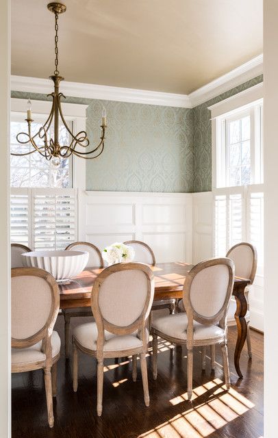 Waynes Coating Dining Room, Dinning Room Wallpaper, Gorgeous Wallpaper, Nordic Winter, Room Accent Wall, Dining Room Wallpaper, Dining Room Remodel, Interior Design Dining Room, Dining Room Interiors