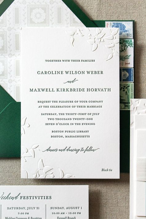 Library Wedding Invitations, Summer Boston, Boston Public Library Wedding, Public Library Wedding, Floral Wedding Invitation Suite, Library Wedding, Boston Public Library, Luxury Wedding Invitations, Create Invitations