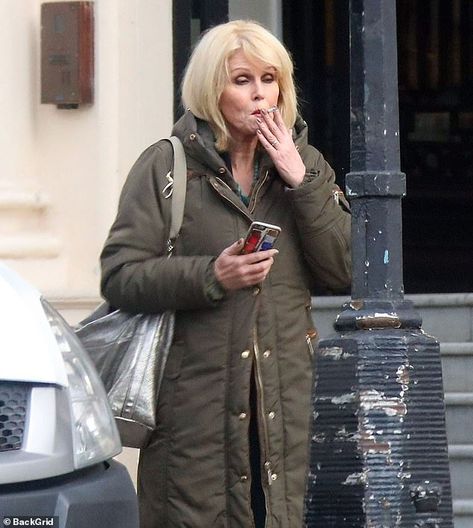 Joanna Lumley smokes cigarette morning after BAFTAs speech backlash | Daily Mail Online Jessie Buckley, Mahershala Ali, Joanna Lumley, Best Costume Design, Letitia Wright, Crimes Of Grindelwald, Best Cinematography, Best Documentaries, Mary Queen Of Scots