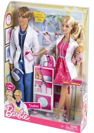 Kohl’s: *HOT* Barbie I Can Be A Doctor Doll Set as Low as Only $6.99 Shipped (Reg. $34.99!) Doctor Barbie, Barbie I Can Be, Barbie And Ken Dolls, Barbie 90s, Ken Dolls, Barbie Doll Set, Barbie Sets, Im A Barbie Girl, Barbie Toys