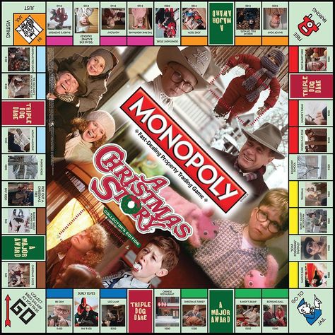 Famous Christmas Movies, Old Fashioned Games, Monopoly Board Game, Christmas Board Games, Printable Board Games, Monopoly Board, Monopoly Game, Garden Games, Fun Board Games