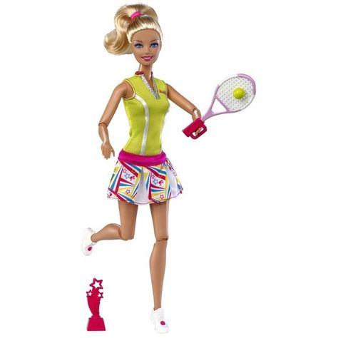 Work Out Barbie, Tennis Barbie, Barbie Birthday Outfit, Gym Barbie, Barbie Workout, Twilight Dolls, Barbie I Can Be, Barbie Illustration, Pink Pride