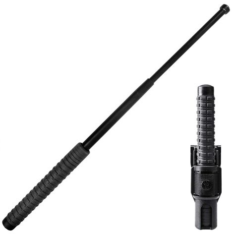 esp-21-inch-hard-baton-zahal-black Police Baton, Law Enforcement Equipment, Glass Breaker, Personal Protection, Security Officer, Rescue Team, Tactical Vest, Self Defense, Force