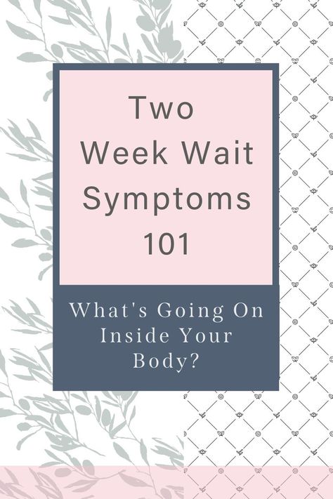 After conception occurs, there’s a lot going on inside your body. But, what kind of two week wait symptoms can you expect? #twoweekwait #tww #ttc #tryingtoconceive #twoweekwaitsymptoms Two Week Wait Symptoms, Two Week Wait Affirmations, 2 Week Wait Ttc, Tww Symptoms, Signs Of Implantation, Implantation Symptoms, Bbt Chart, Two Week Wait, Preconception Planning