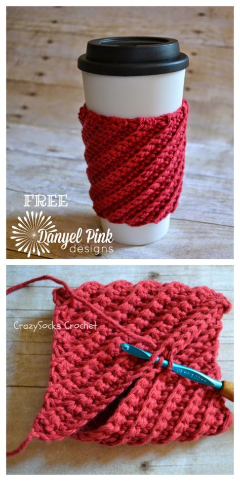 Crochet Winter Cup Cozy, Crochet Cup Cosy Free Pattern, Crochet Mug Cozy Patterns Free, Crochet Mug Cosy, Crochet Mug Cozies, Mug Cosy Knitting Pattern, Crochet Cup Cosy, Crochet Coffee Sleeve Free Pattern, Coffee Cozy Crochet Pattern Free