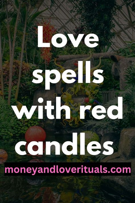 Red Candle Spell, Spells For Love, Love Spell Candle, Red Candle, Intense Love, Witchcraft Spell Books, Love Connection, Spiritual Power, Wiccan Spells