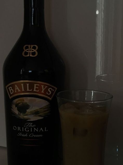 Baileys Aesthetic, Baileys Alcohol, Annie Aesthetic, Rosé Dark Aesthetic, Baileys Drinks, Villain Era, Dark Aesthetics, Alcohol Aesthetic, First Girl