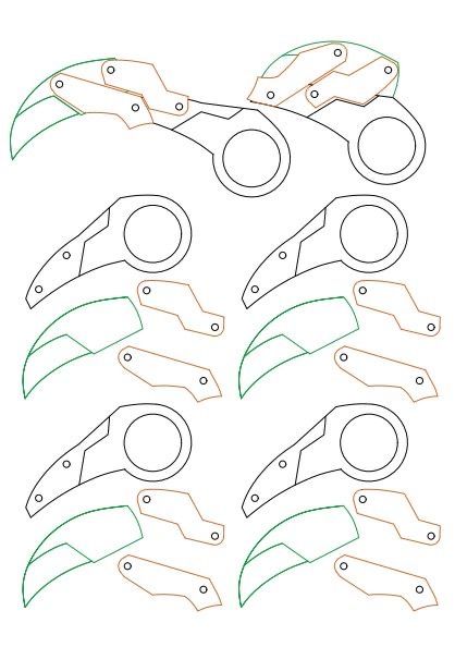 Knife Pattern Ideas, Knife Template, Diy Knife, Knife Patterns, Instruções Origami, Astuces Diy, Popsicle Stick Crafts, Origami Crafts Diy, Cosplay Diy